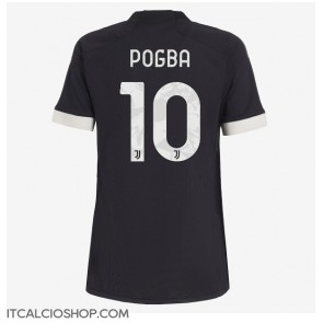 Juventus Paul Pogba #10 Terza Maglia Femmina 2023-24 Manica Corta